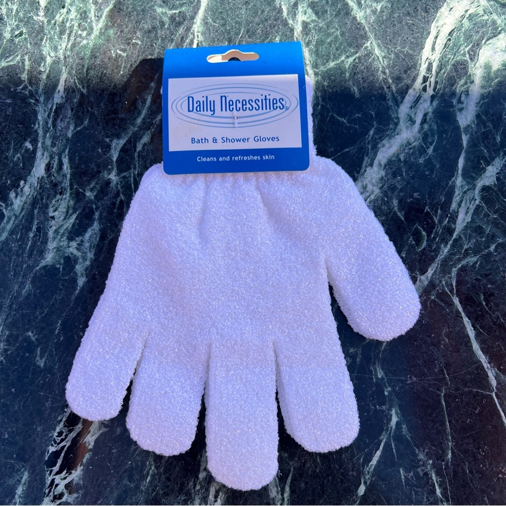 Bath and shower gloves 🧤 (Daily necessities)